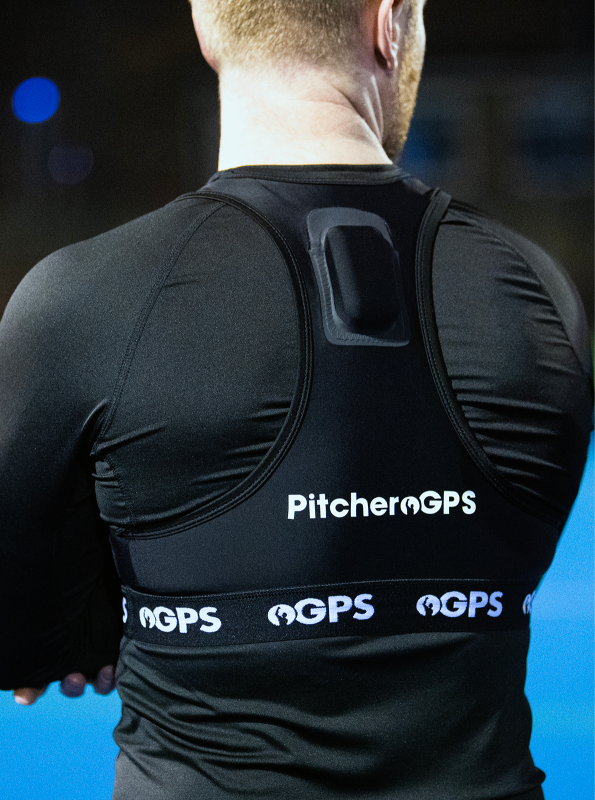 GPSports Vest and the location and orientation of the GPS and